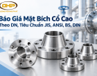 Báo Giá Mặt Bích Cổ Cao Theo DN, Tiêu Chuẩn JIS, ANSI, BS, DIN