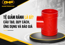 Tê Giảm Rãnh Là Gì? Cấu Tạo, Quy Cách, Ứng Dụng Và Báo Giá