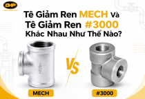 Tê Giảm Ren MECH Và Tê Giảm Ren #3000 Khác Nhau Như Thế Nào?