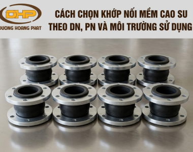 Cách Chọn Khớp Nối Mềm Cao Su Theo DN, PN Và Môi Trường Sử Dụng
