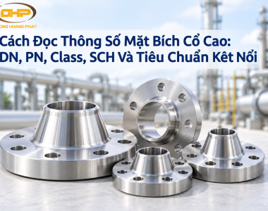 Cách Đọc Thông Số Mặt Bích Cổ Cao: DN, PN, Class, SCH Và Tiêu Chuẩn Kết Nối