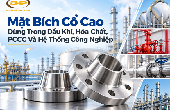 Mặt Bích Cổ Cao Dùng Trong Dầu Khí, Hóa Chất, PCCC Và Hệ Thống Công Nghiệp